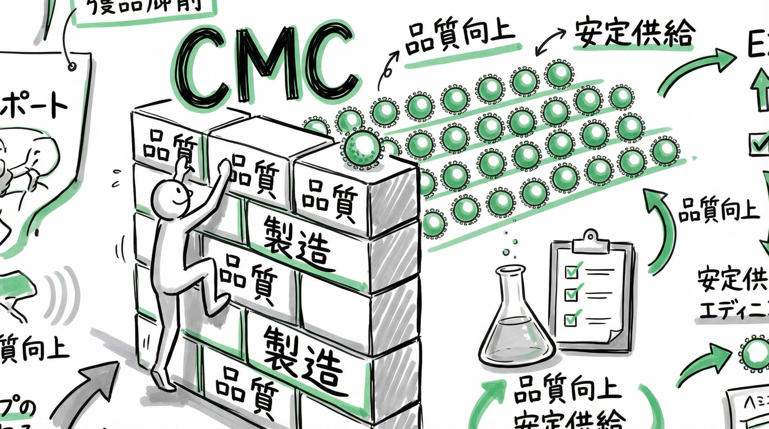 承認取得の最大の壁となるCMC(化学・製造・品質管理)戦略
